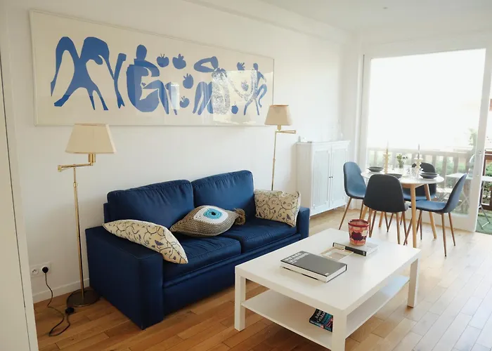 Deauville Plage - Balcon, Vue Mer & Ville A Pied